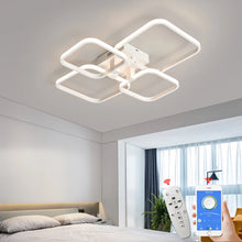 Plafon LED Retangular NEO Gleam Moderno – Luminária de Teto em Alumínio e Acrílico para Sala e Quarto