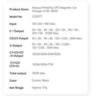 Carregador Veicular BASEUS 160W USB-C Fast Charging PD 3.0 PPS
