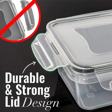 Kit com 8 Potes Herméticos BPA Free – Organizadores para Alimentos com Tampa de Travamento
