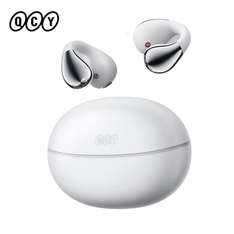 Fone Bluetooth QCY T33S Crossky C30S Open Ear – LDAC, Hi-Res Audio, Bluetooth 6.0 e Até 40 Horas