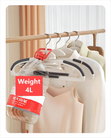Kit com 10 Cabides Multifuncionais Antiderrapantes – Para Roupas Secas e Úmidas, Ideal para Guarda-Roupa