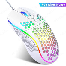 Mouse Gamer Honeycomb RGB com DPI Ajustável até 7200 DPI