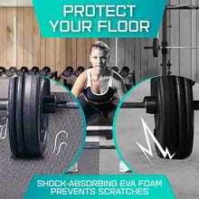 Piso Emborrachado Modular para Academia – Tapete Antiderrapante para Home Gym, Musculação, Yoga e Fitness