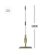 Mop Spray Giratório 360° com Refil de Microfibra – Esfregão Plano para Limpeza de Pisos