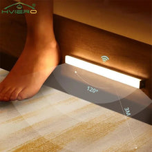 Luz LED com Sensor de Movimento Recarregável USB Magnética – Barra de Iluminação para Armários, Closets e Cozinha