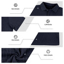 Camisa Polo Masculina Jacquard Slim Casual