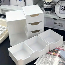 Organizador de Maquiagem 3 Andares com Gavetas – Porta Cosméticos, Joias e Acessórios Multifuncional