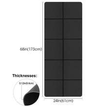 Tapete de Yoga EVA 4mm – Colchonete Antiderrapante para Yoga, Pilates, Fitness e Alongamentos