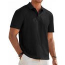 Camisa Polo Masculina Jacquard Slim Casual