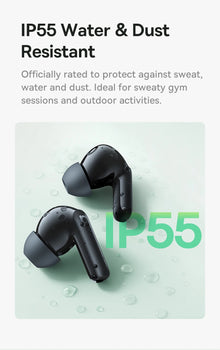Fone Bluetooth Baseus Bass EP10 NC TWS – ANC 43dB, 4 Microfones ENC, Bluetooth 6.0 e IP55
