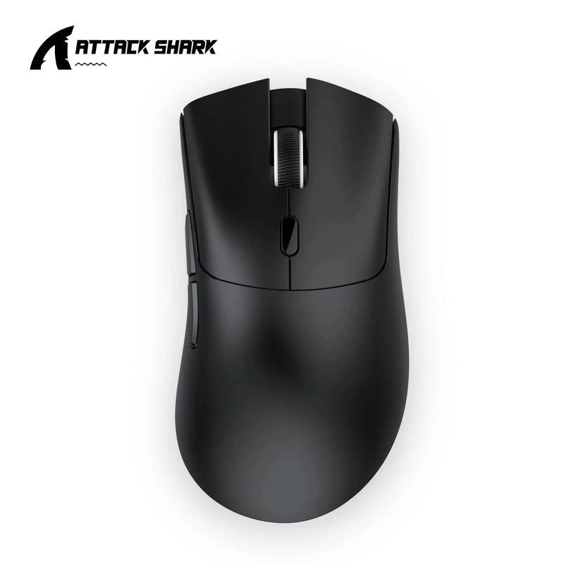 Mouse Gamer Attack Shark R1 Sem Fio Bluetooth PAW3311 Tri-Mode 1000Hz Recarregável