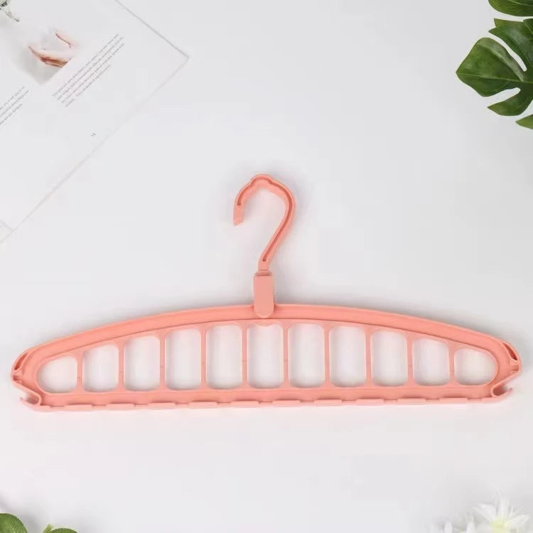 Cabide Organizador Dobrável Multifuncional – Antiderrapante para Calças, Jeans, Lenços e Roupas
