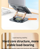 Suporte para Notebook 360° Giratório em Alumínio – Base Ajustável para Laptops de 9,7 a 17,3 Polegadas