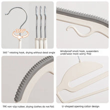 Kit com 10 Cabides Multifuncionais Antiderrapantes – Para Roupas Secas e Úmidas, Ideal para Guarda-Roupa