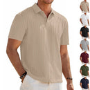 Camisa Polo Masculina Jacquard Slim Casual