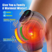Massageador Térmico para Joelho sem Fio – Aquecimento, Vibração e Alívio Muscular para Pernas e Articulações