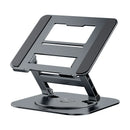 Suporte para Notebook 360° Giratório em Alumínio – Base Ajustável para Laptops de 9,7 a 17,3 Polegadas
