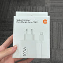 Carregador Xiaomi 100W / 90W Turbo Fast Charger USB-C + Cabo de Carregamento Rápido