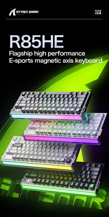 Teclado Gamer Magnético Attack Shark R85 HE