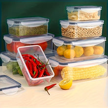 Kit com 8 Potes Herméticos BPA Free – Organizadores para Alimentos com Tampa de Travamento