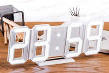 Relógio Digital LED de Mesa e Parede – Despertador com Calendário para Quarto e Sala