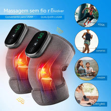 Massageador Térmico para Joelho sem Fio – Aquecimento, Vibração e Alívio Muscular para Pernas e Articulações