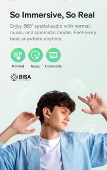Fone Bluetooth Baseus Bass EP10 NC TWS – ANC 43dB, 4 Microfones ENC, Bluetooth 6.0 e IP55