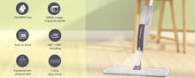 Mop Spray com Reservatório e Refil de Microfibra Reutilizável – Esfregão Giratório para Limpeza de Pisos