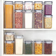 Kit com 15 Potes Herméticos para Mantimentos – Recipientes de 200ml a 2,8L para Organização da Cozinha