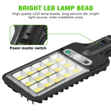 Refletor Solar LED Externo 200 COB com Sensor de Movimento – Luminária IP65 para Jardim, Quintal e Garagem