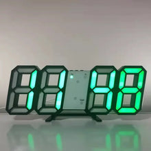 Relógio Digital LED de Mesa e Parede – Despertador com Calendário para Quarto e Sala