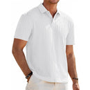 Camisa Polo Masculina Jacquard Slim Casual