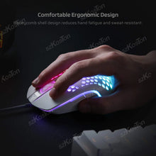 Mouse Gamer Honeycomb RGB com DPI Ajustável até 7200 DPI