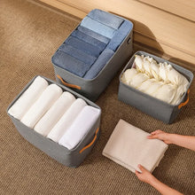 Organizador de Gaveta para Roupas – Caixa Dobrável para Calças, Jeans, Blusas e Suéteres