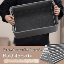 Organizador Dobrável para Calças e Roupas com Estrutura de Aço – Caixa Organizadora Empilhável para Guarda-Roupa