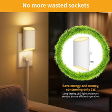 Luz Noturna LED com Sensor de Movimento – Luminária para Tomada EU/US com Acendimento Automático