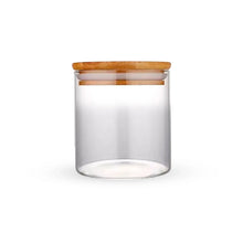 Pote Hermético 270ml com Tampa de Bambu – Recipiente para Temperos, Condimentos e Alimentos