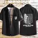 Camisa Casual Attack on Titan
