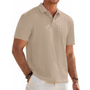 Camisa Polo Masculina Jacquard Slim Casual