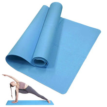 Tapete de Yoga EVA 4mm – Colchonete Antiderrapante para Yoga, Pilates, Fitness e Alongamentos