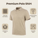 Camisa Polo Masculina Jacquard Slim Casual