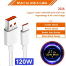 Carregador Xiaomi 120W HyperCharge Turbo Fast
