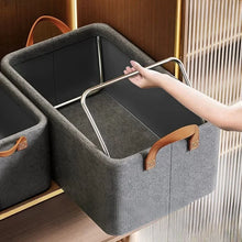 Organizador Dobrável para Calças e Roupas com Estrutura de Aço – Caixa Organizadora Empilhável para Guarda-Roupa
