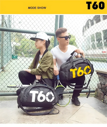 Bolsa de Academia Impermeável Rilibegan em Nylon – Bolsa Fitness para Homens e Mulheres
