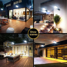 Refletor Solar LED Externo 200 COB com Sensor de Movimento – Luminária IP65 para Jardim, Quintal e Garagem