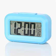Relógio Despertador Digital LED com Calendário, Luz de Fundo e Display Multifuncional