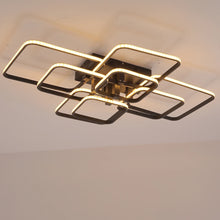 Plafon LED Retangular NEO Gleam Moderno – Luminária de Teto em Alumínio e Acrílico para Sala e Quarto