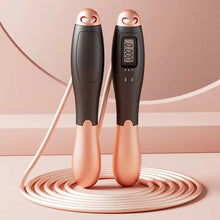 Corda de Pular Digital com Contador LCD 2 em 1 – Com ou Sem Fio, Ajustável para Fitness e Cardio