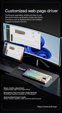 Teclado Gamer Magnético Attack Shark R85 HE