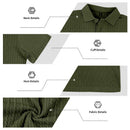 Camisa Polo Masculina Jacquard Slim Casual